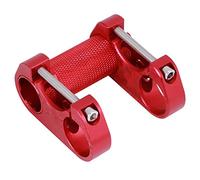 Manillar Doble para Bicicleta Plegable 25,4mm Aluminio Ligero Ultraligero - Aumenta la Comodidad en Tu Postura, Diseño Hueco y Portátil para Ciclistas Urbanos y de Ruta (Día)