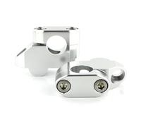 Manillar Elevación Para CBF1000 Para CBX650 750 Para XL1000V Para NC750X Para XR650L 150L Extensión Montaje Trasera Desplazada Hacia Arriba Elevadores Manillar Alzas Manillar(Silver)