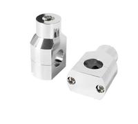 Manillar Elevador Adaptador Abrazadera Elevadora De Manillar De 1" 25 Mm 22 Mm Elevadores De Barra De Manillar De Motocicleta Montaje Elevador Clip Elevadora Manillar(22mm Chrome)