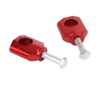Manillar Elevador Adaptador Para KX125 Para KX250 Para KX250F Para KX450F 2005-2018 Abrazadera Montaje Elevador Motocicleta 1 1/8 "28 MM Elevador Barra Manillar Clip Elevadora Manillar(Red)