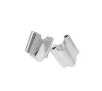 Manillar Elevador Adaptador Para Sportster Para XL1200 Para XL48 48 2010-2017 2 "Rise 1" Elevador Manillar Bloque Extensión Montaje Manillar 50 Mm Clip Elevadora Manillar(Chrome)