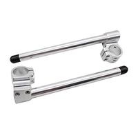 Manillar elevador CNC de 1 pulgada para motocicleta, 35 mm, clip de repuesto, tubo de horquilla, diámetro de 35 mm, manillar de motocicleta Cafe Racer, barras de 7° 7/8 pulgadas, clip de 35 mm,