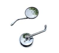 Manillar Espejo Motocicleta 1 Par De Espejos Retrovisores Redondos Universales para Motocicleta, 10 Mm, Espejos Retrovisores, Accesorios para Marcha Atrás De Motocicleta