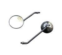 Manillar Espejo Motocicleta Espejo Retrovisor Lateral Universal para Motocicleta, Extremo De 10 Mm, Manillar, Espejo Retrovisor Redondo para Marcha Atrás, Accesorios