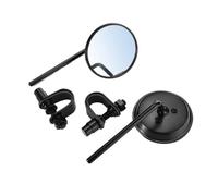 Manillar Espejo Motocicleta Espejos Retrovisores Laterales Redondos con Clip para Manillar De Motocicleta, 22-25 Mm. Accesorios para Motos para Bobber Y para Cruiser.