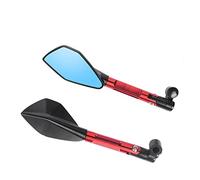 Manillar Espejos Laterales Espejo Motocicleta Espejos Laterales Manillar Retrovisor Scooters Eléctricos Vista Trasera Ajustable Espejo Retrovisor(Short Purple)