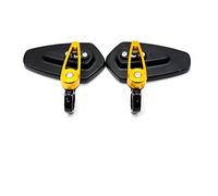 Manillar Espejos Laterales Espejos Retrovisores Laterales Para Motos CNC Aluminio 7/8'' 22mm Manillar Motocross Espejo Retrovisor Lateral Antideslumbrante Universal NUEVO Espejo Retrovisor(3)