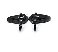 Manillar Espejos Laterales Espejos Retrovisores Laterales Para Motos CNC Aluminio 7/8'' 22mm Manillar Motocross Espejo Retrovisor Lateral Antideslumbrante Universal NUEVO Espejo Retrovisor(2)