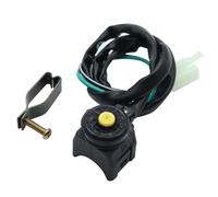 Manillar interruptores moto Ajuste para barras montadas en manillar de 22mm, interruptor apagado motocicleta, botón rojo, arranque bocina, Dirt Bike ATV UTV Dual Sport Interruptor moto(Yellow)
