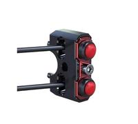 Manillar interruptores moto Compatible con Suzuki Compatible Yamaha Control de foco Accesorios montaje interruptor luz motocicleta(Matte 2 self-lock L2)
