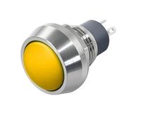 Manillar interruptores moto Interruptor de botón momentáneo 1NO1NC 12mm, interruptor eléctrico reinicio automático sin fijación(E)