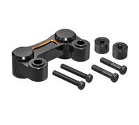 Manillar levantado extendido Soporte Reubicación Elevador Manillar para Harley para Street Bob FXBBS 114 2021-2024 FXBB 107 2018-2020(Type A)