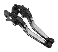Manillar Manetas Embrague Para Ninja Para Z1000 Para Z 1000 2007-2010 2011 2012 2013 2014 2015 2016 Juego Palanca Embrague Freno Palanca Plegable Ajustable Freno Embrague Motocicleta(BK TI BK-BK)