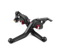 Manillar Manetas EmbragueS para TENERE 700 World Raid para XTZ700 para SP para XTZ para Rally 2019-2025 Manijas Palanca Freno Embrague Cortas Ajustables Motocicleta Maneta Embrague Freno(Black)