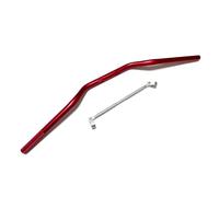 Manillar Manillar De Aleación Aluminio 22 Mm Para Motocicleta 7/8'' Con Barra Transversal Para Motocross Dirt Pit Bikes Moto Handlebar(Red and crossbar)