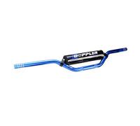 Manillar mecaboite doppler cross-bar aluminio azul (l740 h 70) + espuma