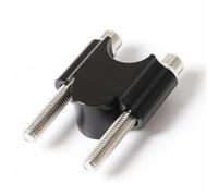 Manillar Montaje Kit Elevador De Manillar para Motocicleta, Soporte De Abrazadera para MT07 MT09, 28 Mm 1 1/8" 22 Mm 7/8", Adaptador De Elevación Extensión Altura(Negro,22 mm)