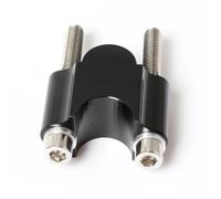 Manillar Montaje Kit Elevadores De Manillar para Motocicleta, Abrazadera De Montaje De 28 Mm (1 1/8") Y 22 Mm (7/8") para R1200gs, Adaptador De Altura Extensión Altura(Negro,28 mm)