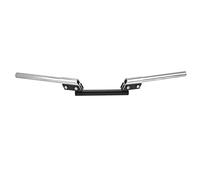Manillar Moto 22mm, Barra Metálica Ajustable para Scooter ATV Dirt Bike (Plata)