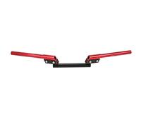 Manillar Moto 22mm, Barra Metálica Ajustable para Scooter ATV Dirt Bike (Roja)