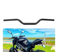 Manillar Moto 22mm,Manillar Universal para Sportster XL 883 1200 Bobber Custom Chopper Softail Dyna Euro Style-Negro