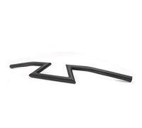 Manillar Moto,Manillar De Moto Uso de ajuste para Harley Sportster Cruiser XL 883 1200 Motorcycle Prince Chopper 7/8 "22mm 1" 25mm Manija de arrastre Bar Z Modelo Modelo delantero(25 mm Black)