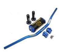 Manillar Moto, Manillar MTB 28MM Fat Bar 1-1/8' Almohadilla for Manillar Empuñaduras for Manillar Motocicleta de Motocross(Set 3)