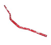 Manillar Moto Mtb,Manillar de Motocicleta 28MM Fat Bar 1-1/8' Almohadilla for manillar Empuñaduras for Motocicleta de motocross(Red print)