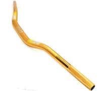 Manillar Moto Mtb,Manillar de Motocicleta Kit Moto Cross 1-1/8", Adaptador CNC 28.5mm y Almohadilla(Gold Bar Only)