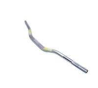 Manillar Moto Mtb,Manillar de Motocicleta Kit Moto Cross 1-1/8", Adaptador CNC 28.5mm y Almohadilla(Gray Bar Only)