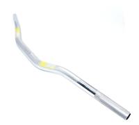 Manillar Moto Mtb,Manillar de Motocicleta Kit Moto Cross 1-1/8", Adaptador CNC 28.5mm y Almohadilla(Silver Bar Only)