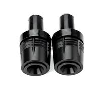 Manillar Motocicleta Agarres Tapones Tapas Deslizadores para Triumph | Para Street Triple 765 RS S R 765RS Street Triple 675 Trident 660 Tapones de extremo del manillar de la motocicleta(Negro)