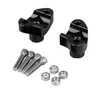Manillar Motocicleta Elevador Manillar de 1 Pulgada y elevadores de 1 1/2 Pulgada para Dyna,para Softail,para Sportster XL 883 1200, Accesorios de Montaje aplicables para Motocicletas