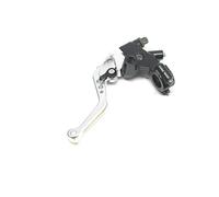 Manillar Palancas Embrague Freno Kit De Palancas De Depósito De Cilindro Maestro Freno Embrague Universal Motocicleta 7/8 "22 Mm Juego Depósito De Líquido(Clutch silver)