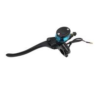 Manillar Palancas Embrague Freno Palancas De Manija De Freno De Embrague Hidráulico De Motocicleta Universal De 22mm Bomba Frontal De Tamaño Pistón 14mm Para Ducati(Black left)