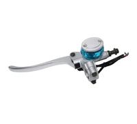 Manillar Palancas Embrague Freno Palancas De Manija De Freno De Embrague Hidráulico De Motocicleta Universal De 22mm Bomba Frontal De Tamaño Pistón 14mm Para Ducati(Silver left)
