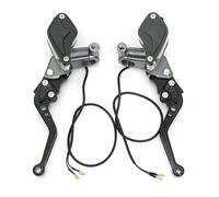 Manillar Palancas Embrague Freno Para Msx125 Para Msx 125 7/8 "22 Mm Manijas Ajuste Freno Manillar Palancas Cilindro Maestro Embrague Hidráulico(Black AA)