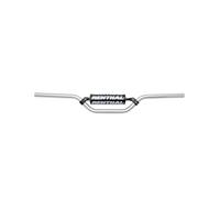 Manillar Renthal minicross SX50 plata con protector negro 825-01-SI-04-227