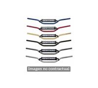 Manillar Renthal motocross Carmichael titanio con protector negro 971-08-TT-01-185