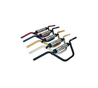 Manillar Renthal pitbike 50cc plata con protector negro 797-01-SI-08-219