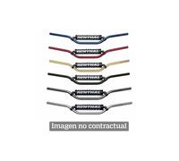 Manillar Renthal quad medio plata con protector negro 677-01-SI-03-219