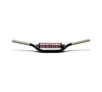 Manillar Renthal Twinwall Carmichael alto negro con protector negro 997-01-BK-02-185