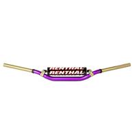 Manillar Renthal Twinwall 999 McGrath 28,6mm Púrpura/Oro
