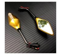 Manillar Retrovisores Espejos Motocicleta Luces De Giro Espejos Laterales Indicador Señal Espejo Retrovisor Motocicleta 10 Mm para para para para