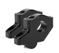 Manillar Risers Montaje Abrazadera Para NC750X Para Bajaj Para Dominar 400 22 Mm 7/8" Marca Manillar Montaje Elevadores Desplazamiento Extendido Elevado Alzas Manillar(Zwart)