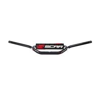 Manillar scar x² stewart/villopoto Ø28,6mm-negro/protector negro para moto