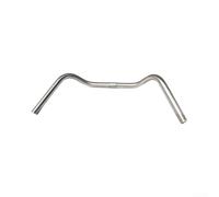 Manillar Trekking Comfort 560mm para acero Inoxidable Plateado | para acero inoxidable para fuerte, potencia 25.4mm, ideal ciudad y paseo