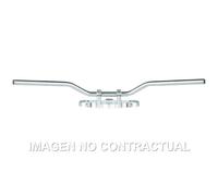 Manillar trw acero 22 mm superbike elegance plateado para moto repuestos