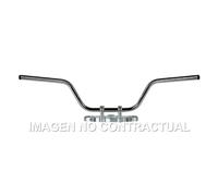 Manillar trw acero 22 mm touring high cromado para moto repuestos accesorios