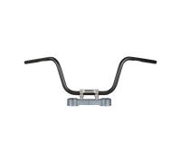 Manillar TRW Apehanger Acero Negro 25,4mm Negro